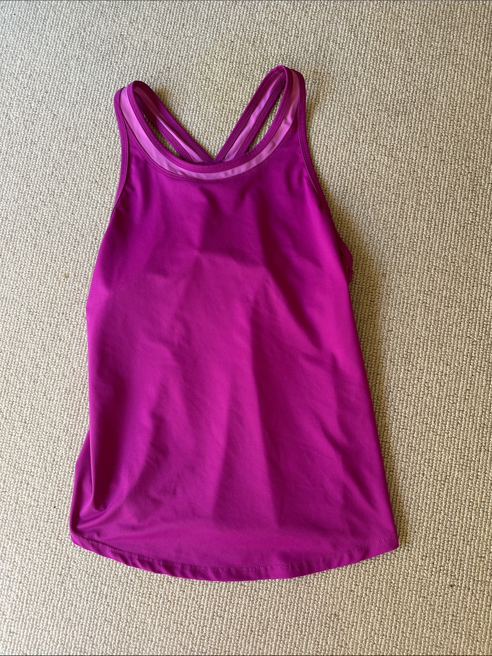 Lija Women's Magenta Performance Tank Top medium